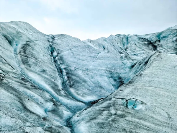 Közelkép Kék Jégről Izlandi Jokulsarlon Gleccseren — Stock Fotó