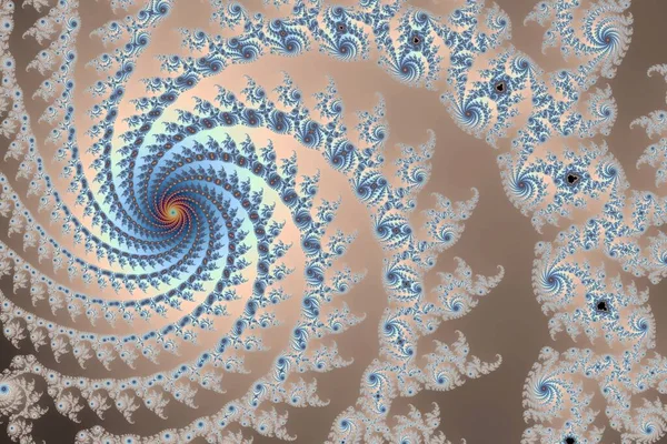 Krásný Zoom Nekonečné Matematické Mandelbrot Set Fraktál — Stock fotografie