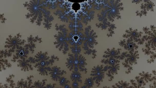 Krásný Zoom Nekonečné Matematické Mandelbrot Set Fraktál — Stock video