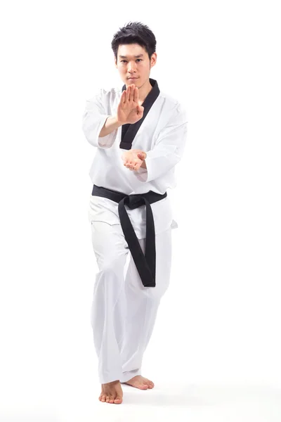 Akcja taekwondo — Zdjęcie stockowe