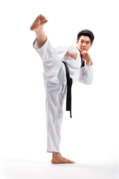 Taekwondo-Aktion — Stockfoto