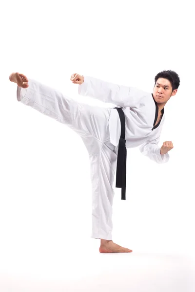 Action de taekwondo — Photo