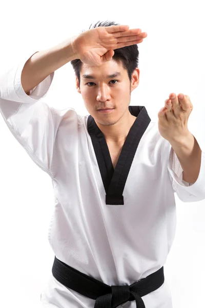 Taekwondo akce — Stock fotografie