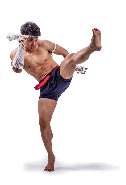 Egy thai boxer — Stock Fotó