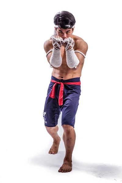 Egy thai boxer — Stock Fotó