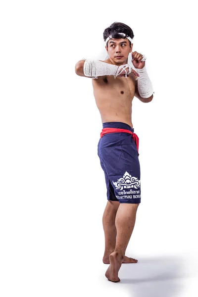 Een Thaise bokser — Stockfoto