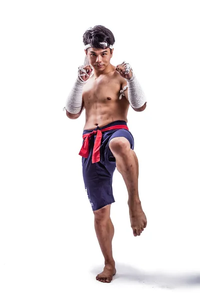 En thailändsk boxare — Stockfoto