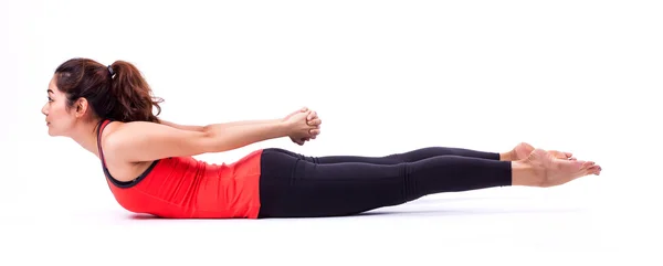 Yoga in isolated — Stock Photo, Image