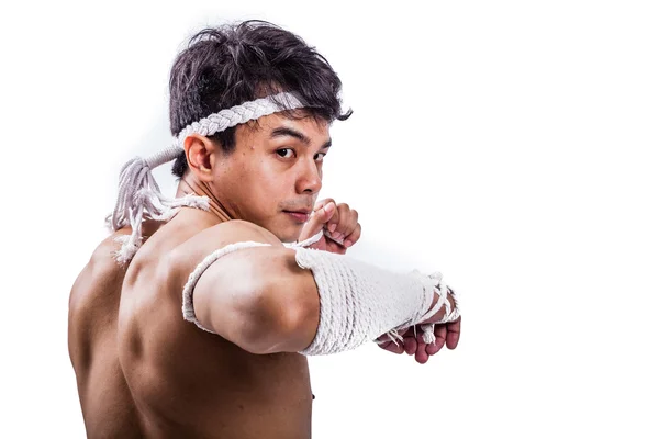 En thailändsk boxare — Stockfoto