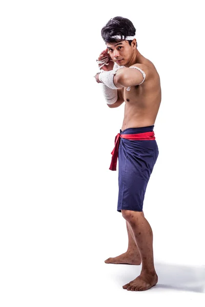 Egy thai boxer — Stock Fotó