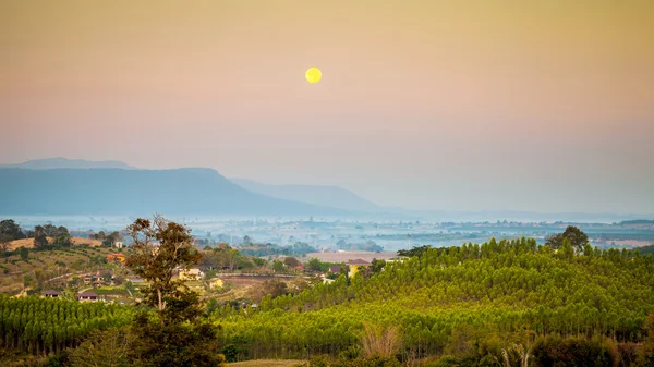 Hill and mountain view — Stock Photo, Image