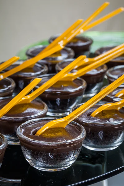 Mini chocolate fudge — Stock Photo, Image