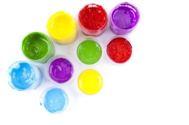 Açık bankalarda çok renkli boya