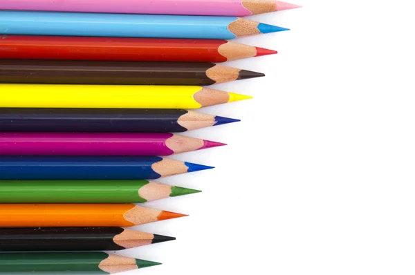 色鉛筆のシリーズ — ストック写真