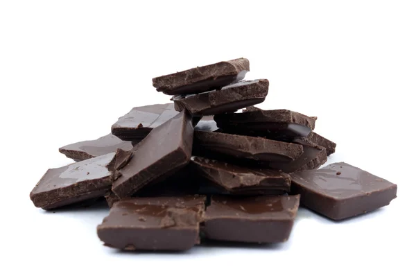 Chocolate pieces — Stock Photo, Image