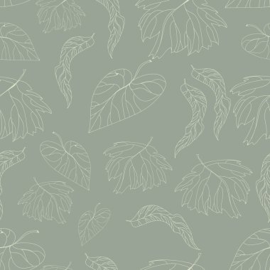 Dikişsiz yaprakları arka plan