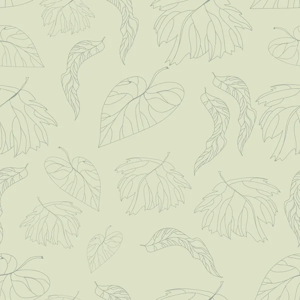 Seamless Leaves Background — Stock Photo, Image