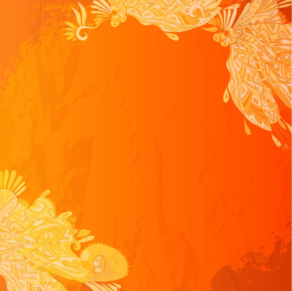 Grunge Turuncu Arkaplan