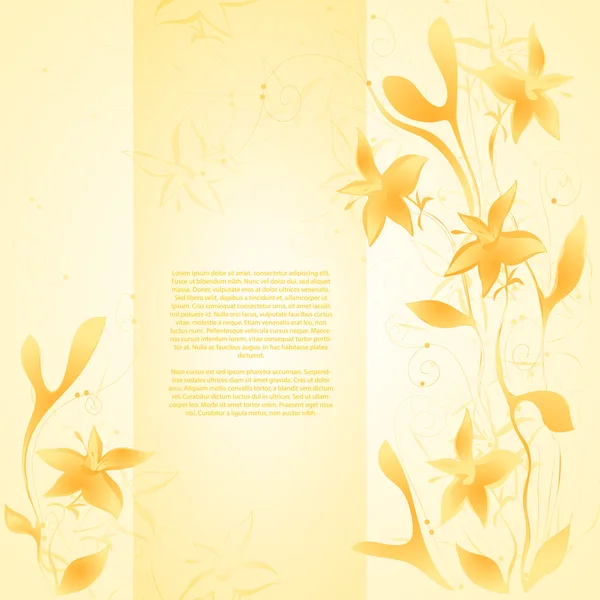 Textura floral — Vetor de Stock