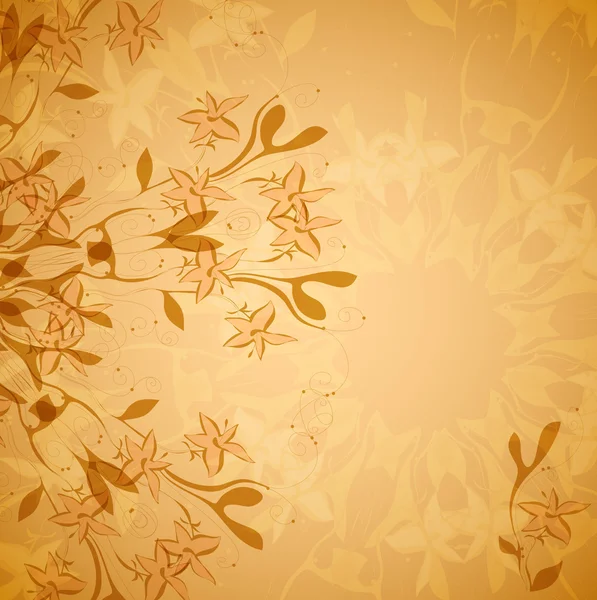 Textura floral — Vetor de Stock