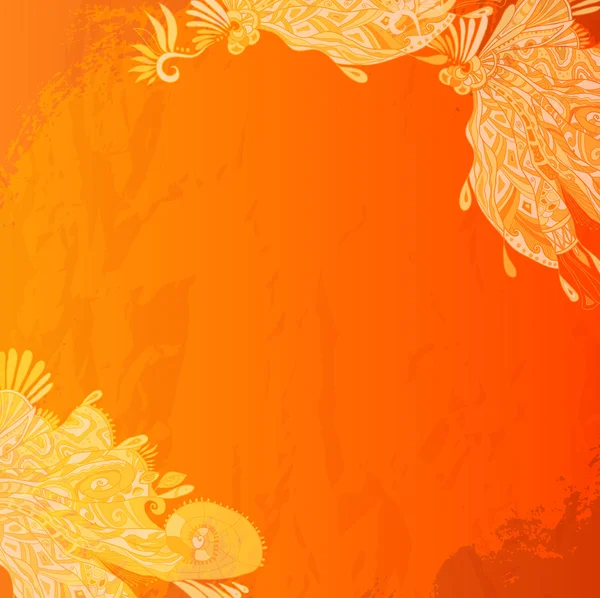 Oranje achtergrond — Stockvector