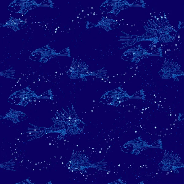 Dikişsiz balık desen