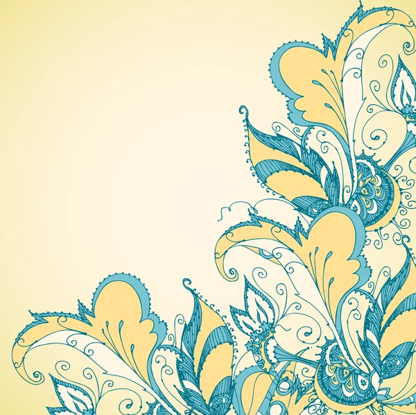 Hermoso fondo floral . — Vector de stock