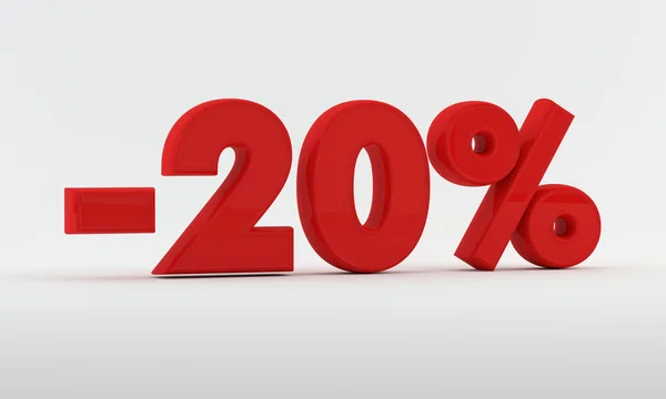 20 Percent discount — Stock Photo, Image