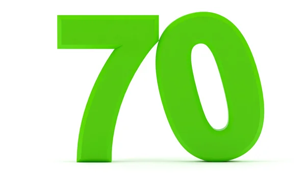 Número 70 — Fotografia de Stock