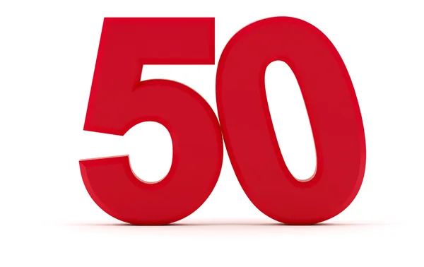 Número 50. — Fotografia de Stock