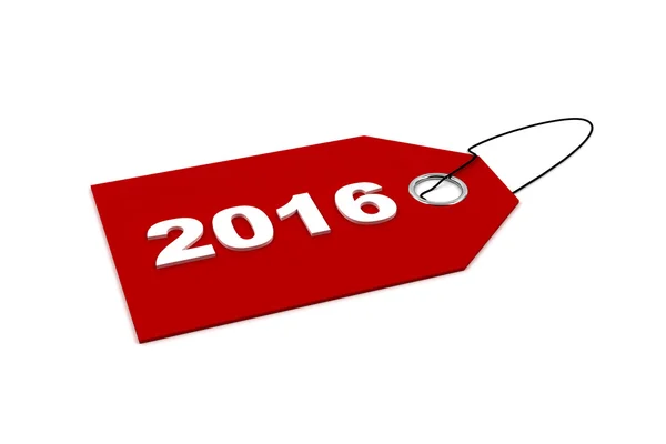 Sprzedaży tagu nowy rok 2016 Obrazek Stockowy