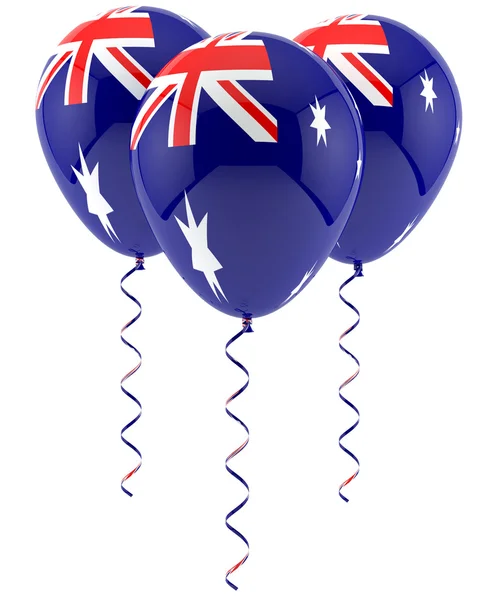 澳大利亚国旗气球 — 图库照片
