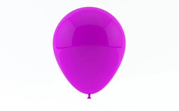 Розовый шарик изолирован на белом — стоковое фото