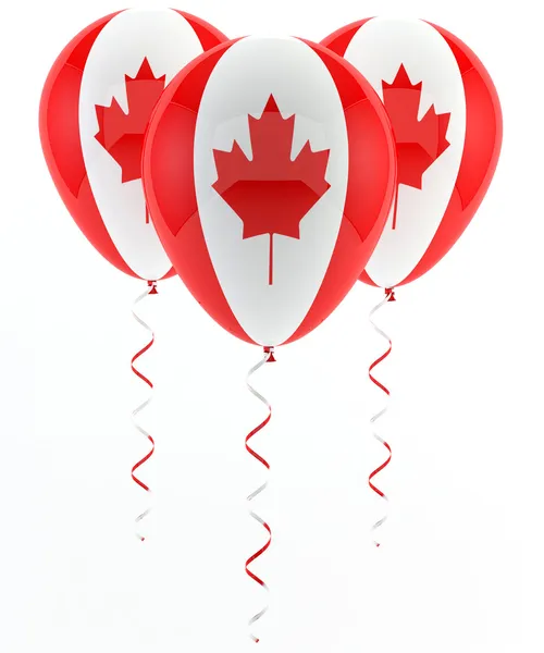 Воздушные шары Канады - флаг — стоковое фото