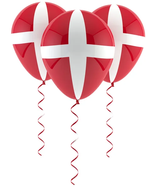 Danimarka bayrağı balon