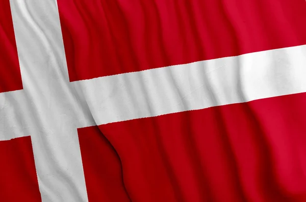 Denmark Danish flag — Stock Photo, Image