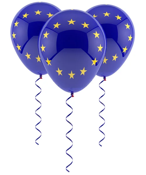 EU balloons - flag — Stock Photo, Image