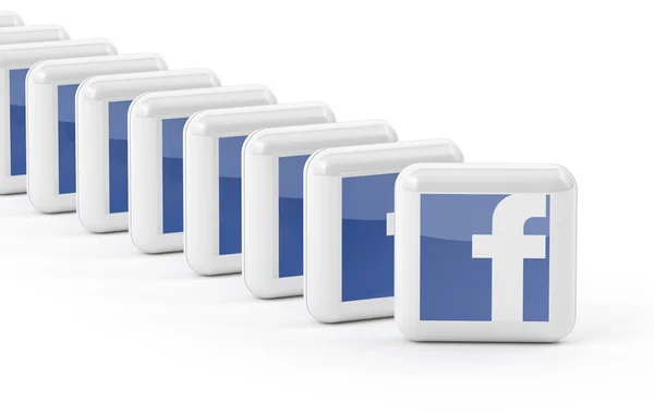 Facebook Buttons — Stock Photo, Image