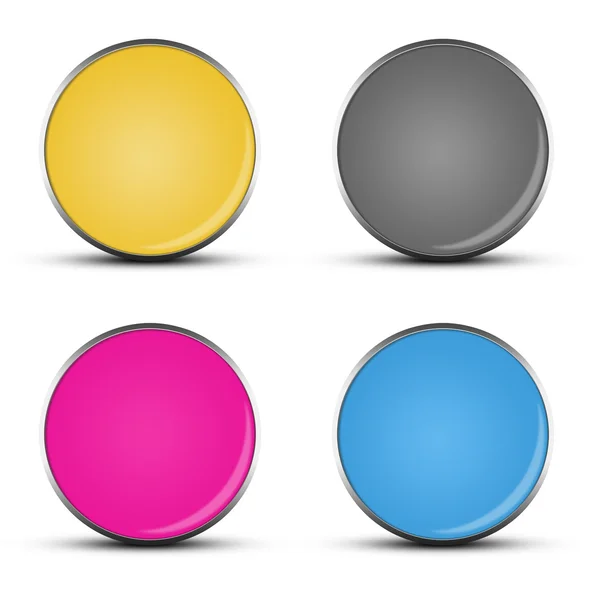 Glossy web buttons — Stock Photo, Image