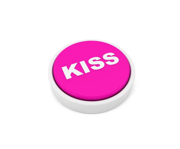 Kiss button — Stock Photo, Image