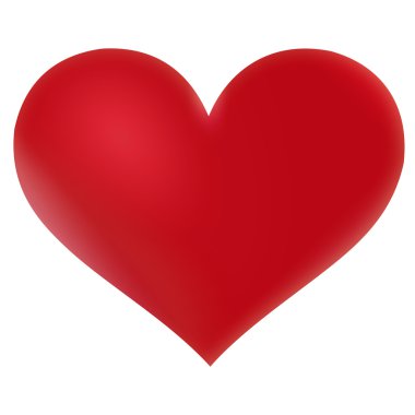 Kırmızı kalp valentine