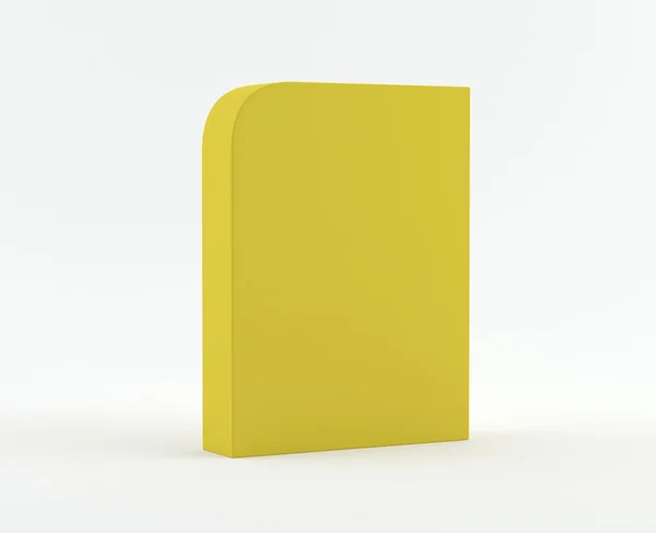 Software Box - Yellow — Stock Photo, Image