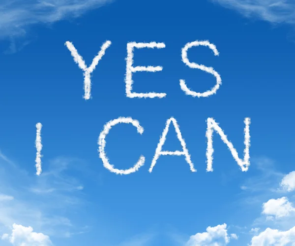 Yes i can — Stock Photo, Image