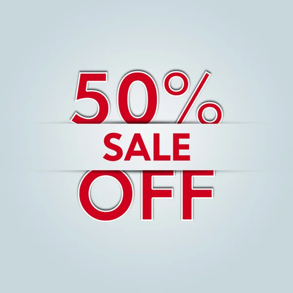 50 percent off sale — Stock Photo, Image