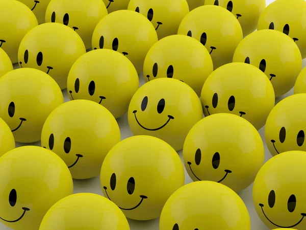 Glücklicher Smiley — Stockfoto