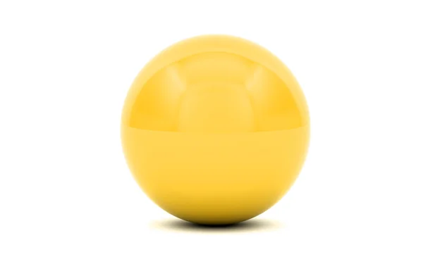 Żółta piłka Obrazy Stockowe bez tantiem