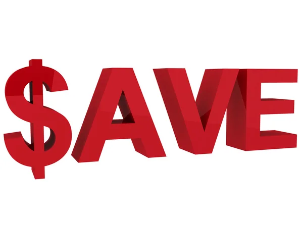 Save with dollar sign Stock Picture