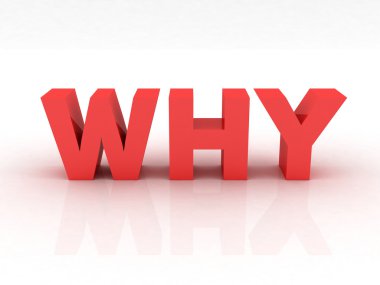 Neden metin 3D - kırmızı renk