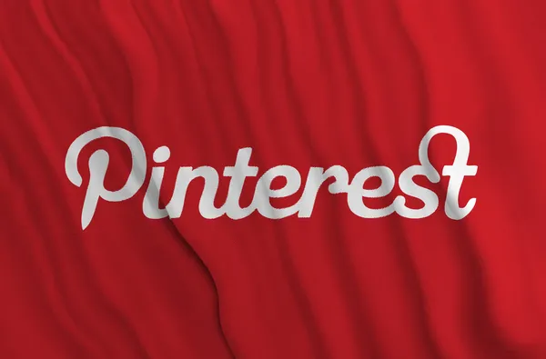 Pinterest flag — Stock Photo, Image