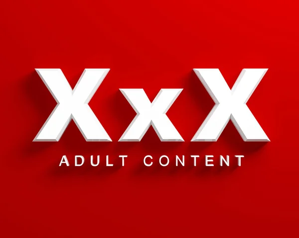 Xxx adult content — Stock Photo, Image